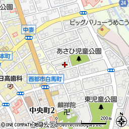 宮崎県西都市旭1丁目97周辺の地図