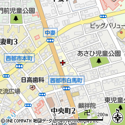 宮崎県西都市水流崎町14周辺の地図