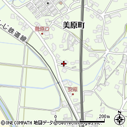 鹿児島県出水市美原町1380周辺の地図