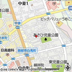 宮崎県西都市旭1丁目71周辺の地図