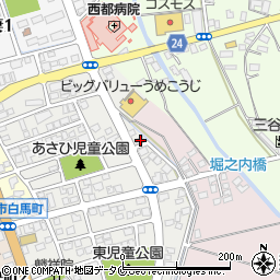 宮崎県西都市旭1丁目28周辺の地図