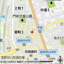アシスト２４　宮崎西都店周辺の地図