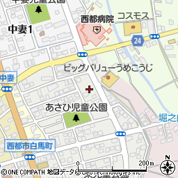 宮崎県西都市旭1丁目39周辺の地図