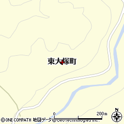 熊本県人吉市東大塚町周辺の地図