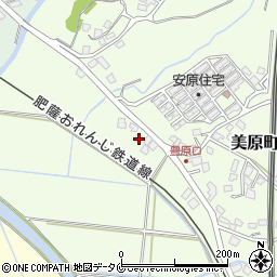 鹿児島県出水市美原町243周辺の地図