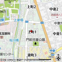 〒881-0021 宮崎県西都市上町の地図