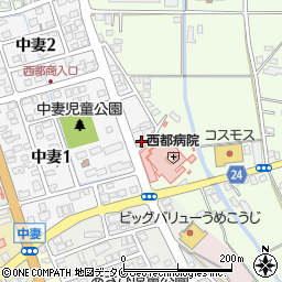 宮崎県西都市中妻1丁目31周辺の地図