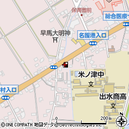 ＥＮＥＯＳ米ノ津ＳＳ周辺の地図