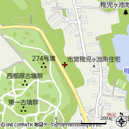 西都原古墳線周辺の地図