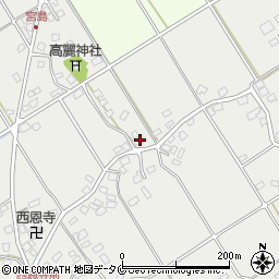 鹿児島県出水市今釜町318周辺の地図