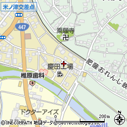 鹿児島県出水市米ノ津町1-8周辺の地図