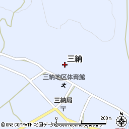 宮崎県西都市三納周辺の地図