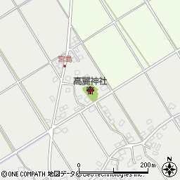 高麗神社周辺の地図