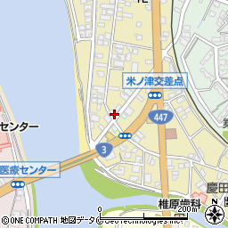 鹿児島県出水市米ノ津町11-1周辺の地図