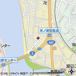 鹿児島県出水市米ノ津町11-43周辺の地図