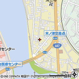 鹿児島県出水市米ノ津町11-5周辺の地図