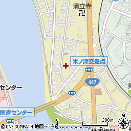 鹿児島県出水市米ノ津町11-8周辺の地図