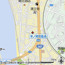 鹿児島銀行米ノ津支店周辺の地図