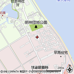 佐川急便株式会社　出水営業所周辺の地図
