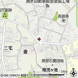 宮崎県西都市童子丸508周辺の地図