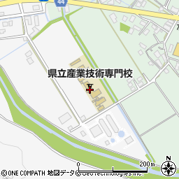 県立産業技術専門校周辺の地図
