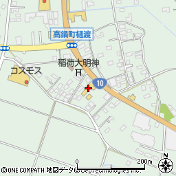 宮崎ダイハツ販売高鍋店周辺の地図