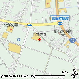 ドラッグストアコスモス高鍋樋渡店周辺の地図