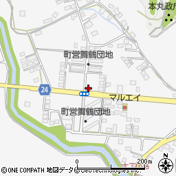 舞鶴地区公民館周辺の地図