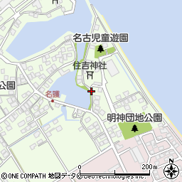 鹿児島県出水市住吉町2周辺の地図