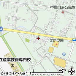 宮崎高鍋線周辺の地図