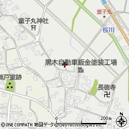 宮崎県西都市童子丸548周辺の地図