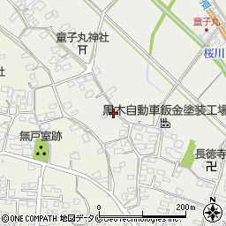 宮崎県西都市童子丸560周辺の地図