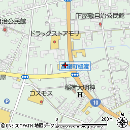 宮崎トヨタ　ネッツ高鍋店周辺の地図