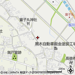 宮崎県西都市童子丸571周辺の地図