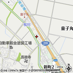 宮崎県西都市童子丸211周辺の地図