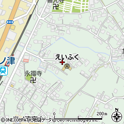 鹿児島県出水市下鯖町1554周辺の地図