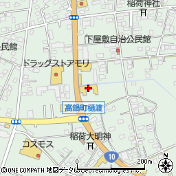 宮崎日産高鍋店周辺の地図