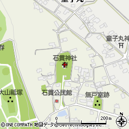 石貫神社周辺の地図
