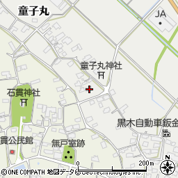 宮崎県西都市童子丸585周辺の地図