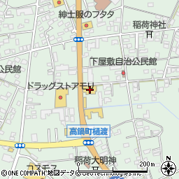 日産サティオ宮崎高鍋店周辺の地図