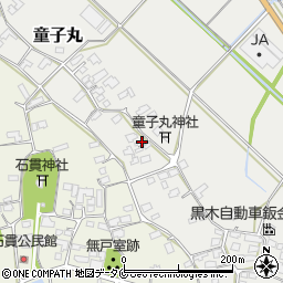 宮崎県西都市童子丸587周辺の地図