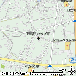 中鶴自治公民館周辺の地図