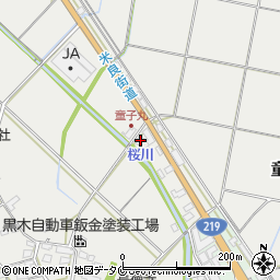宮崎県西都市童子丸213周辺の地図
