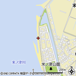 鹿児島県出水市米ノ津町29周辺の地図