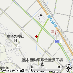宮崎県西都市童子丸144周辺の地図
