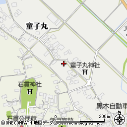 宮崎県西都市童子丸594周辺の地図