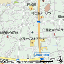 勝田被服株式会社　高鍋工場周辺の地図