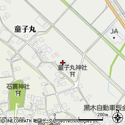 宮崎県西都市童子丸595周辺の地図