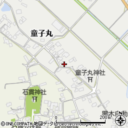 宮崎県西都市童子丸593周辺の地図