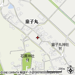 宮崎県西都市童子丸605周辺の地図